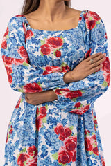 Women's Dress (Flower Print)