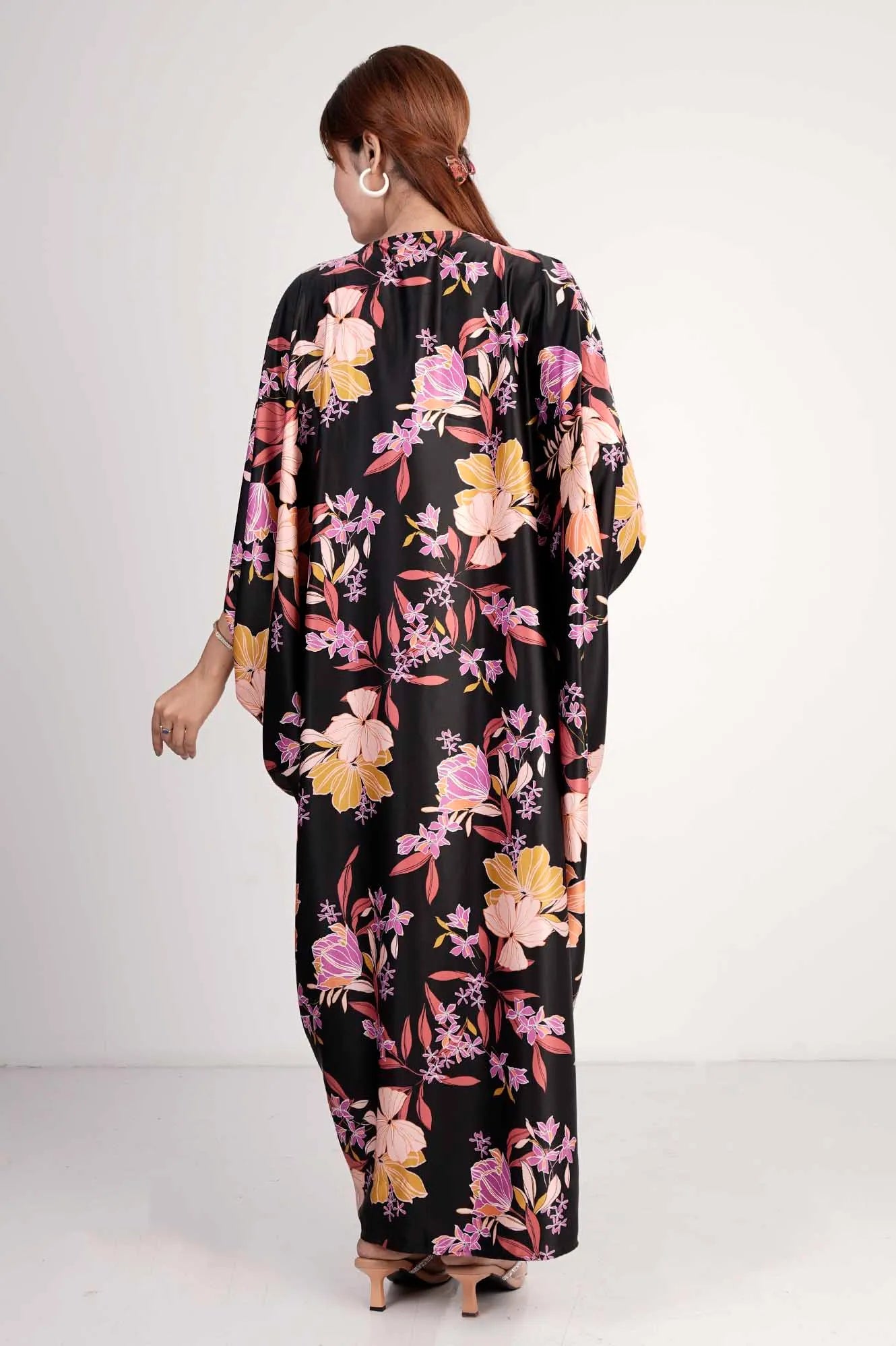 Women's Dress (Black Printed)