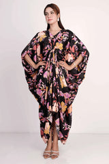 Women's Dress (Black Printed)