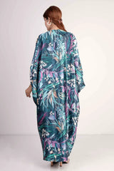 Women's Dress (Teal Printed)