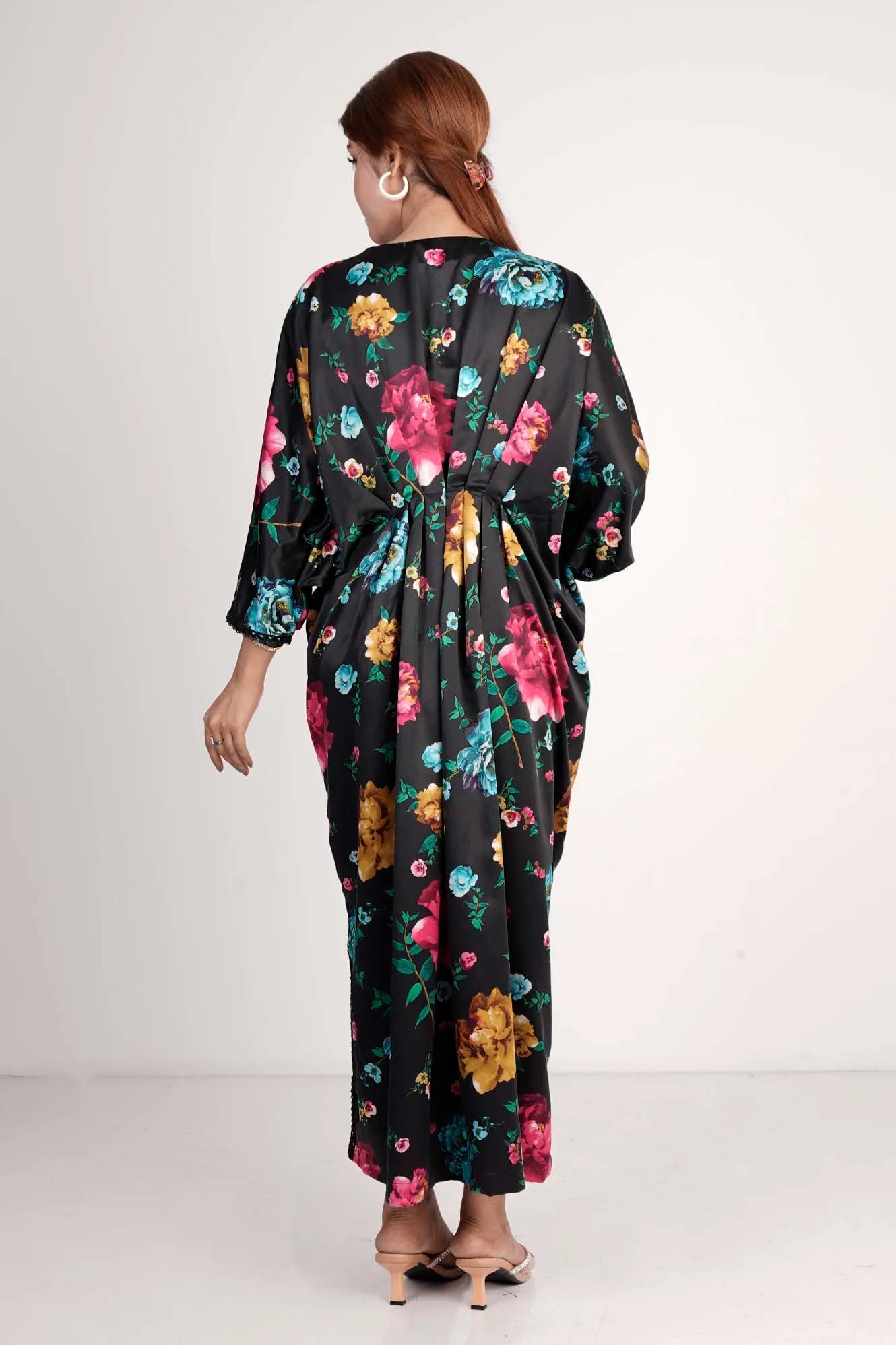 Women's Dress (Black Printed)
