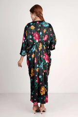Women's Dress (Black Printed)