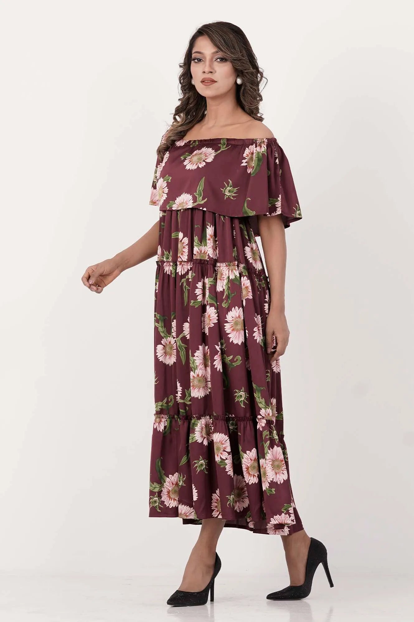Women's Dress (Flower Printed)
