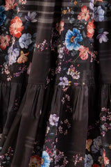 Women's Dress (Black Printed)