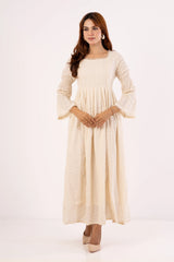 Women's Dress (Off White)