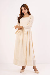 Women's Dress (Off White)
