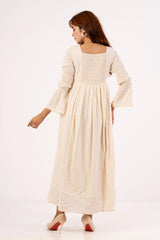 Women's Dress (Off White)