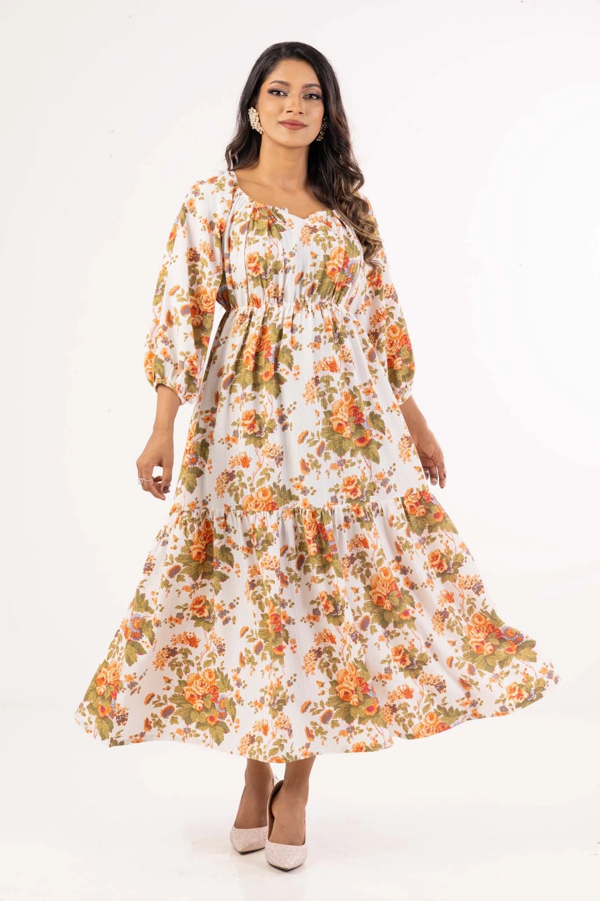 Women's Dress (Flower Printed)
