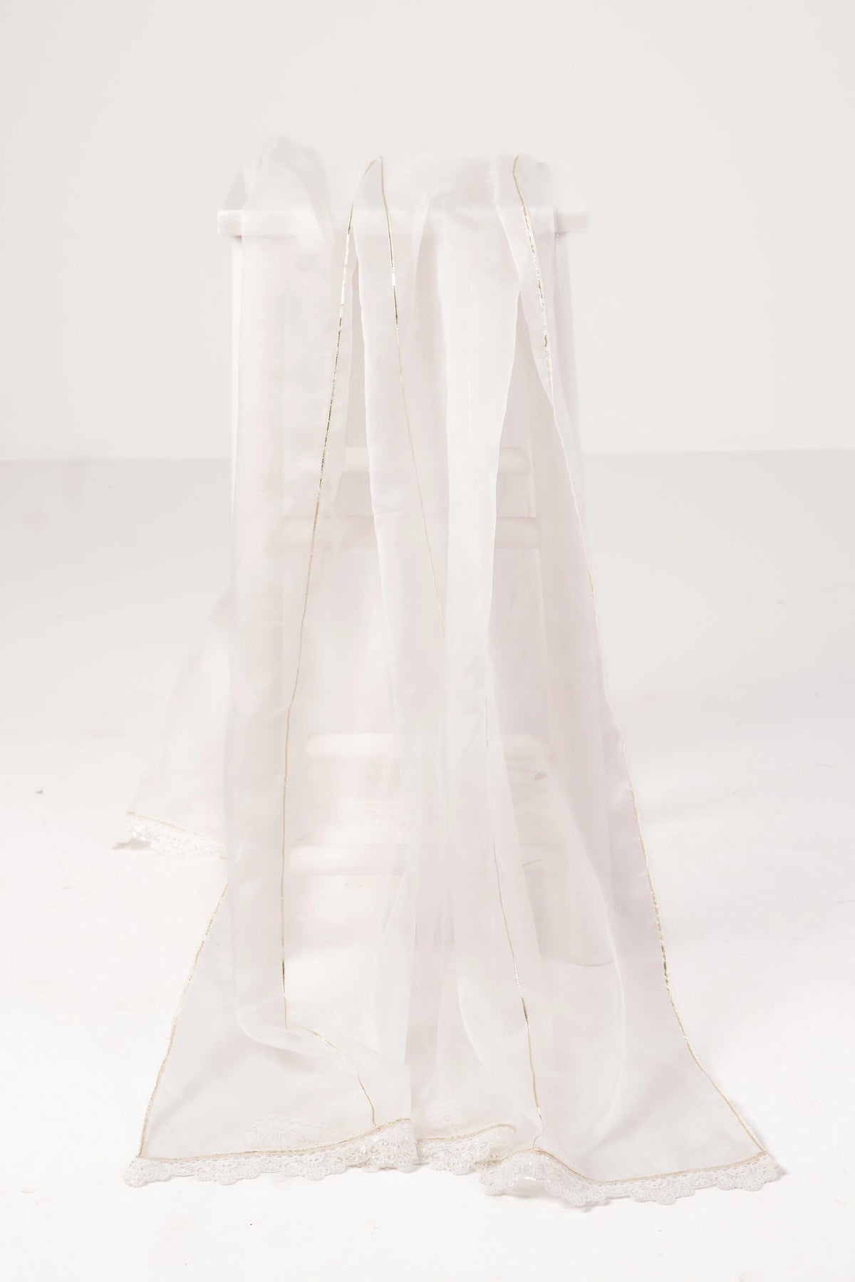 Women's Ethnic Scarf (White)