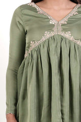 Women's Ethnic Tops (Olive)