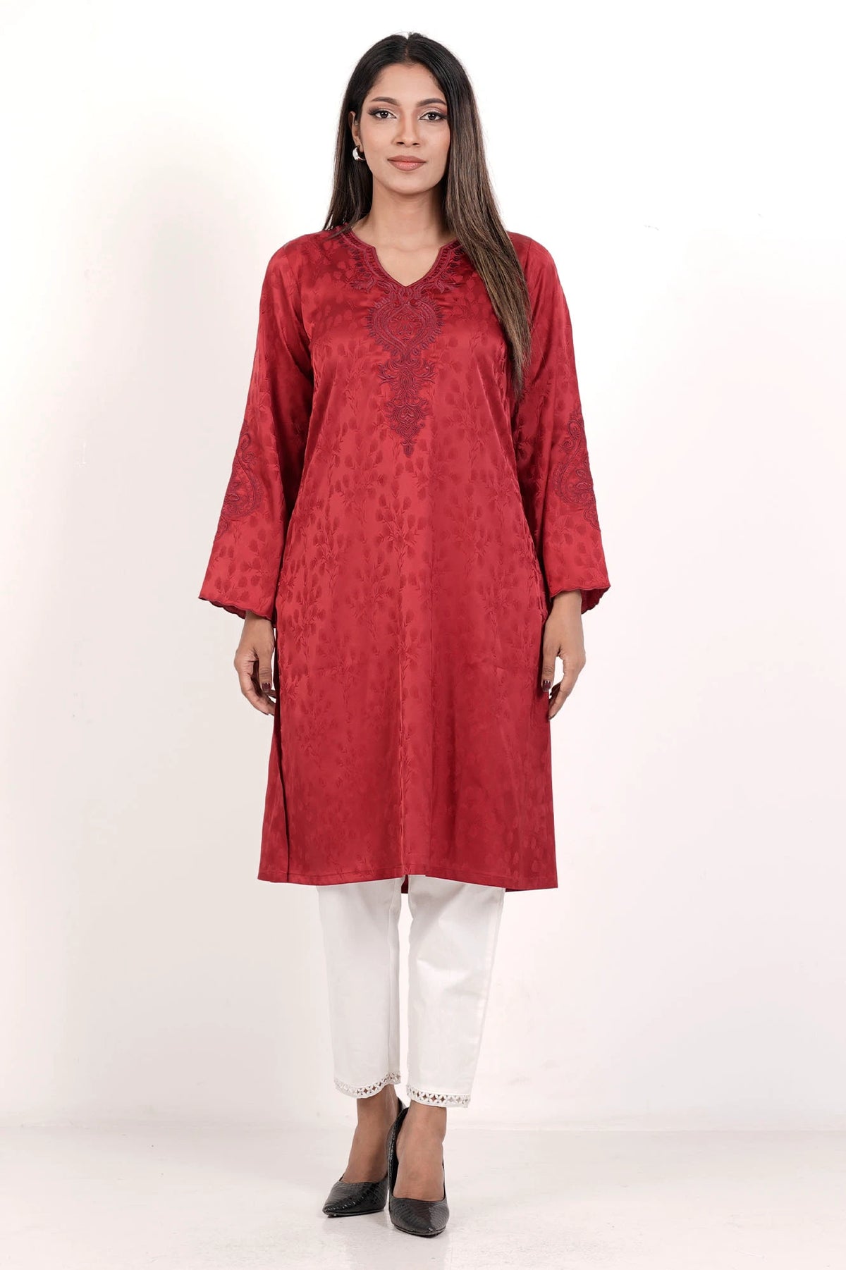 Women's Ethnic Tops (Maroon)