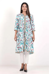 Women's Ethnic Tops (Blue Printed)