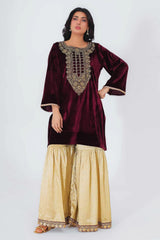 Women's Ethnic Tops (Maroon)