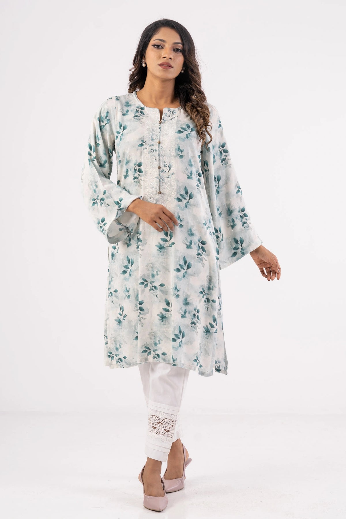 Women's Ethnic Tops (Aqua)