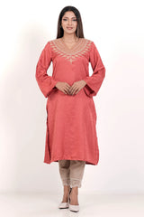 Women's Ethnic Tops (Coral)