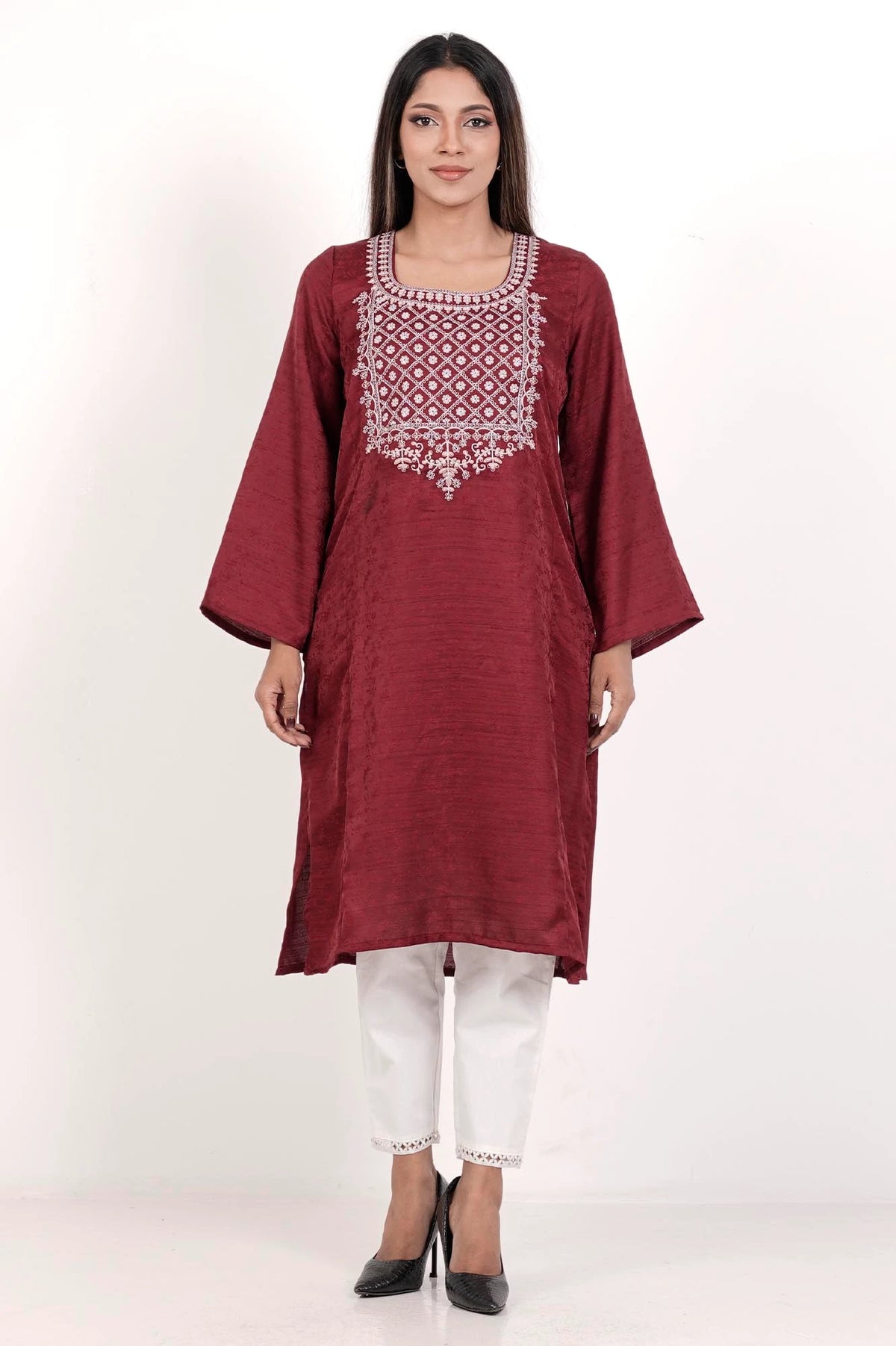Women's Ethnic Tops (Maroon)