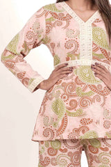 Women's Ethnic Tops (Peach)