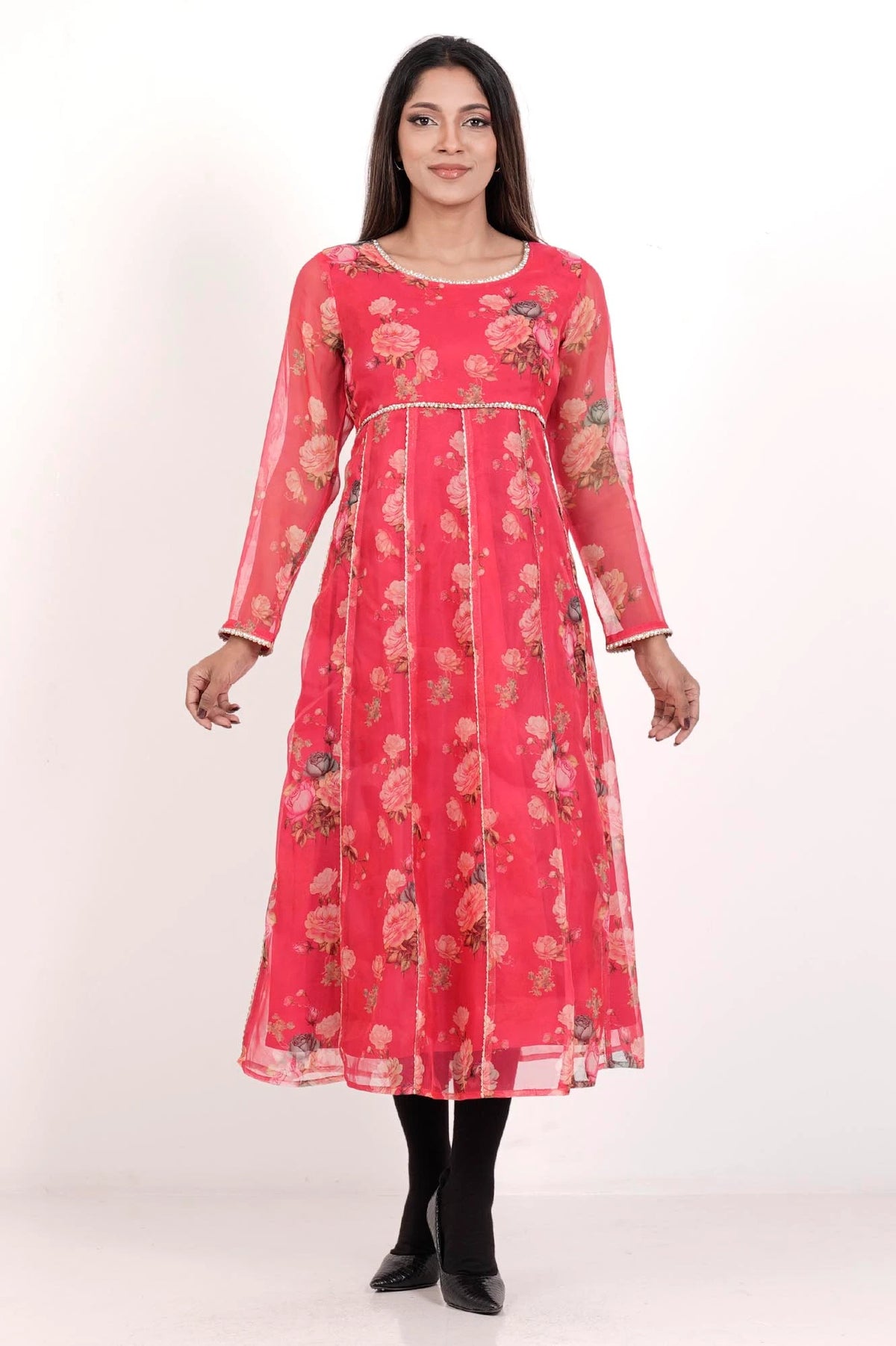 Women's Ethnic Tops (Hot Pink)