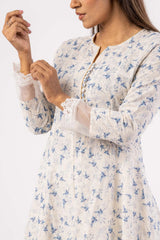 Women's Ethnic Tops (Blue Printed)