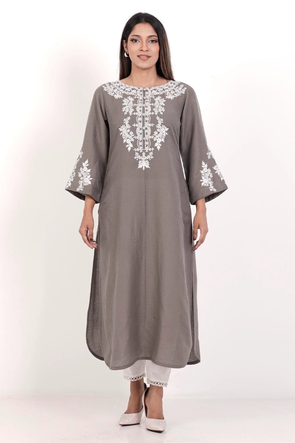 Women's Ethnic Tops (Grey)
