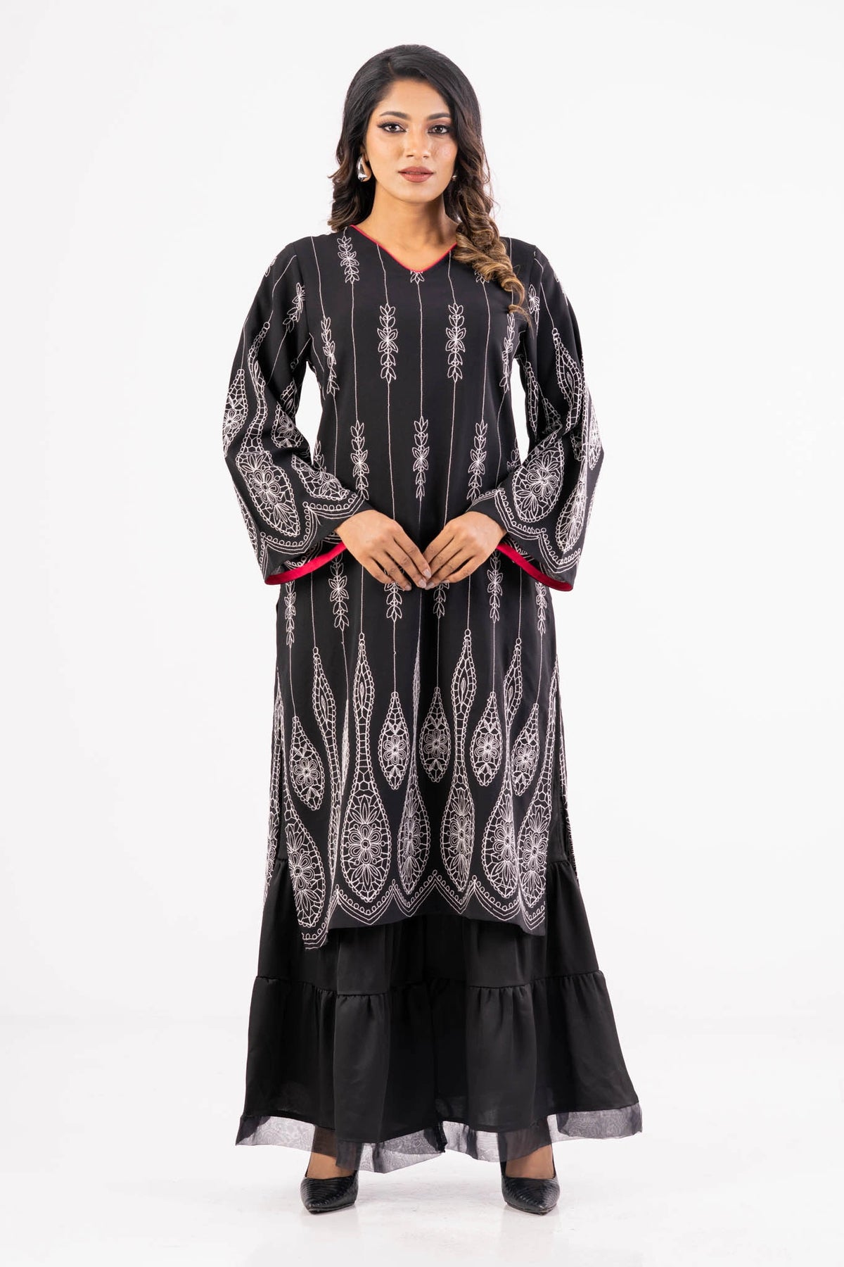 Women's Ethnic Tops (Black)