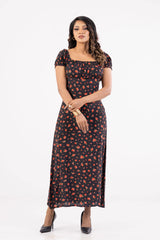 Women's Dress (Flower Print)