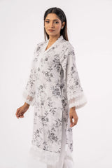 Women's Ethnic Tops (Grey Printed)