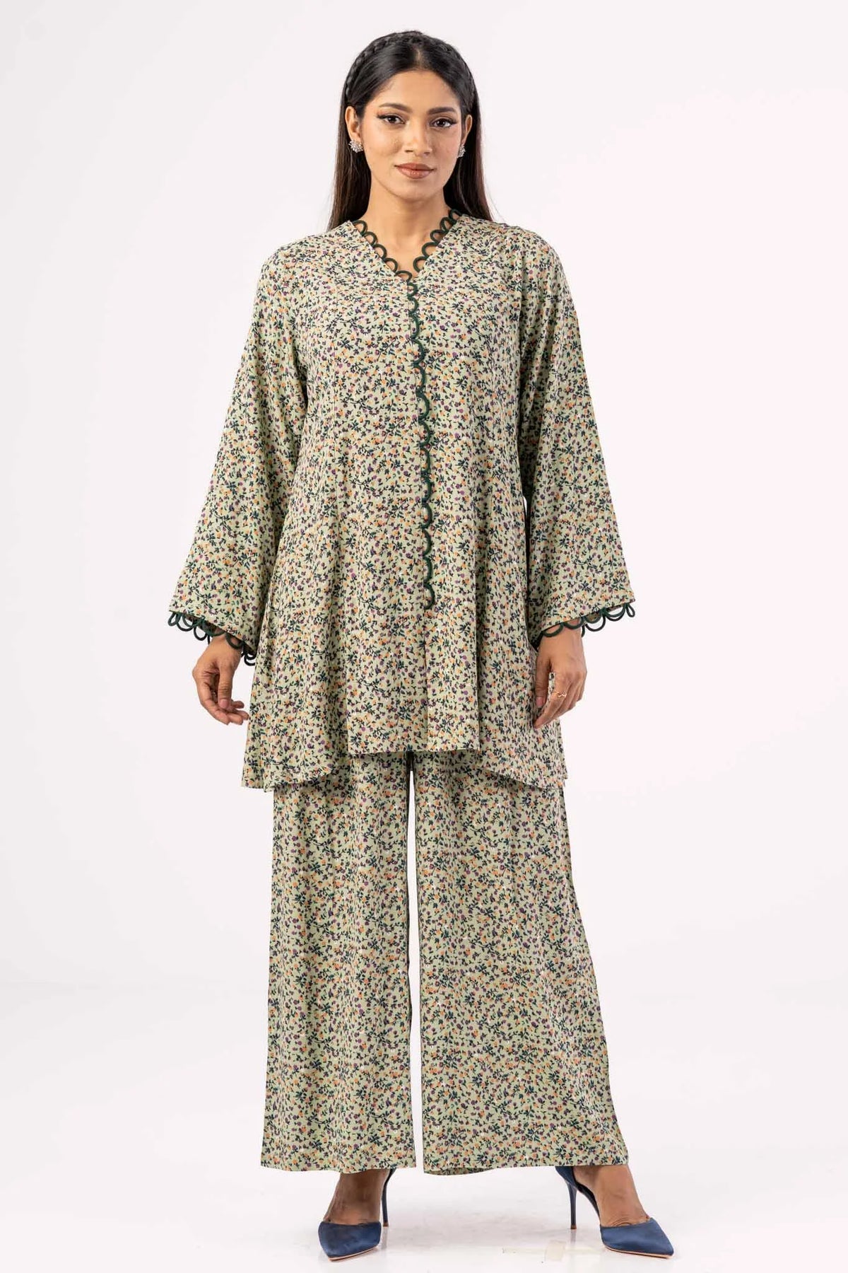Women's Ethnic Tops (Set) (Pistachio)