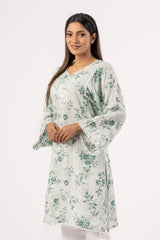 Women's Ethnic Tops (Teal Printed)