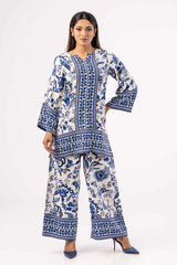 Women's Ethnic Tops (Set) (White Printed)