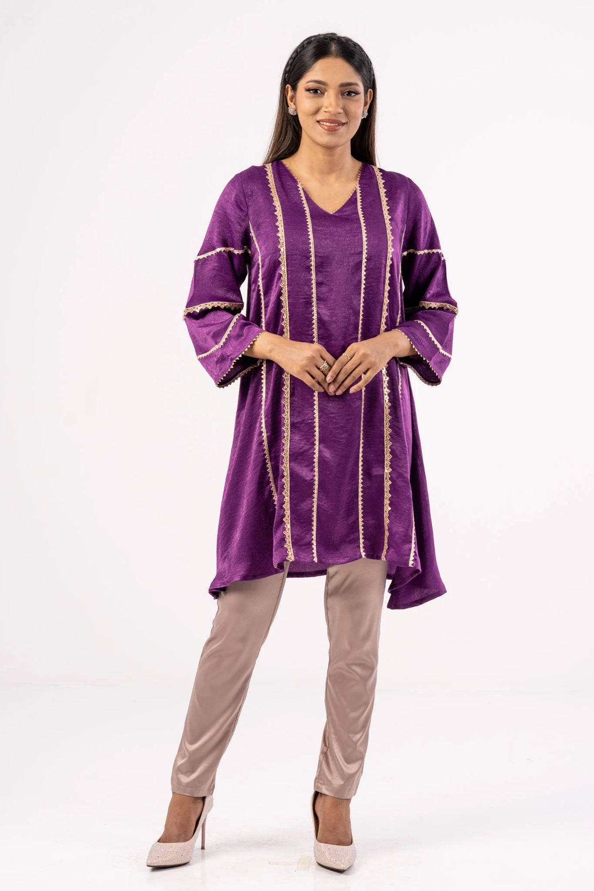 Women's Ethnic Tops (Magenta)