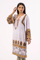 Women's Ethnic Tops (White Printed)