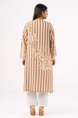 Women's Ethnic Tops (Beige Printed)