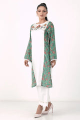 Women's Ethnic Tops (Green White)