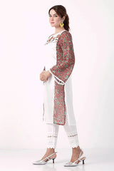 Women's Ethnic Tops (Maroon White)