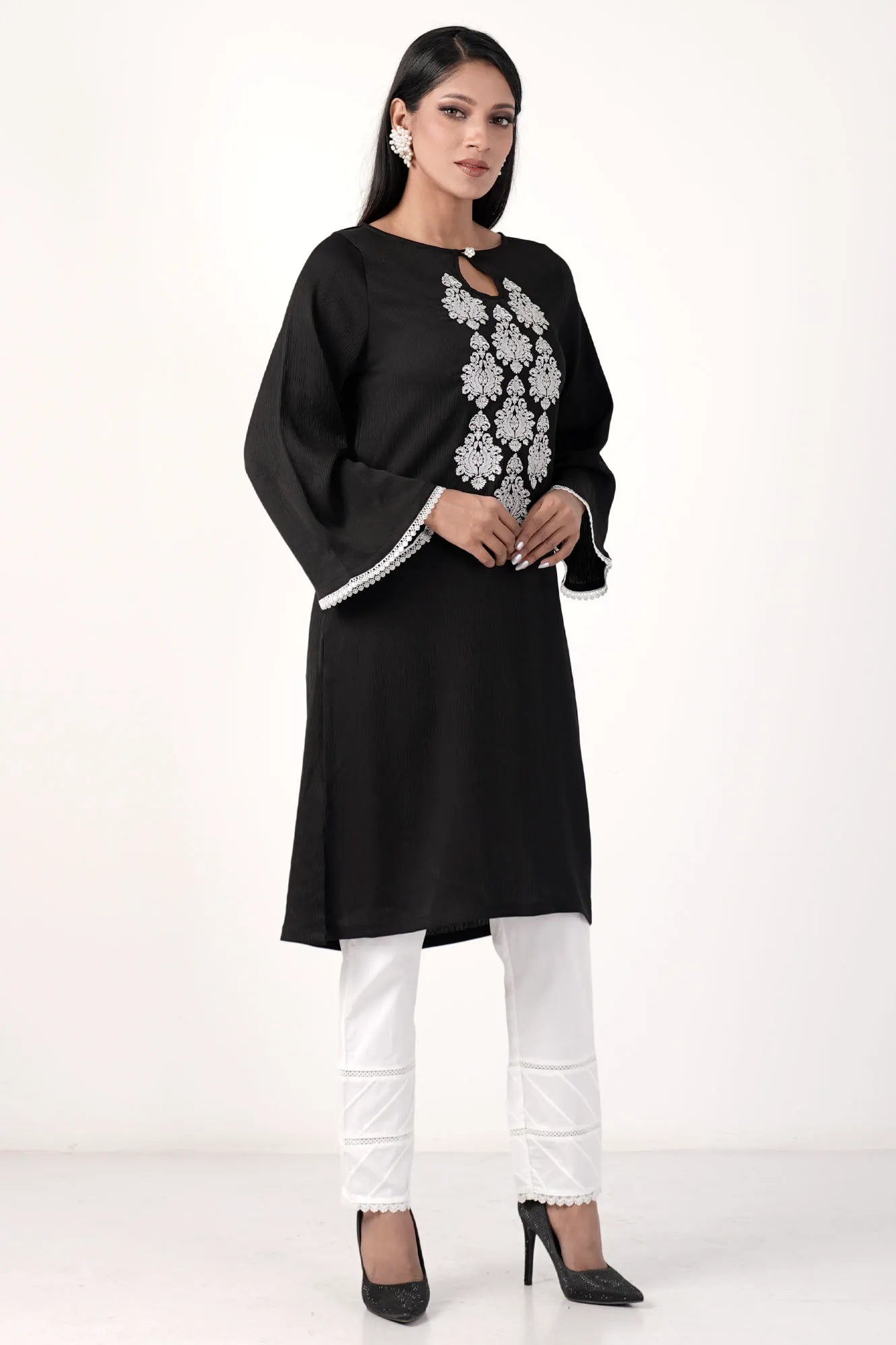Women's Ethnic Tops (Black)