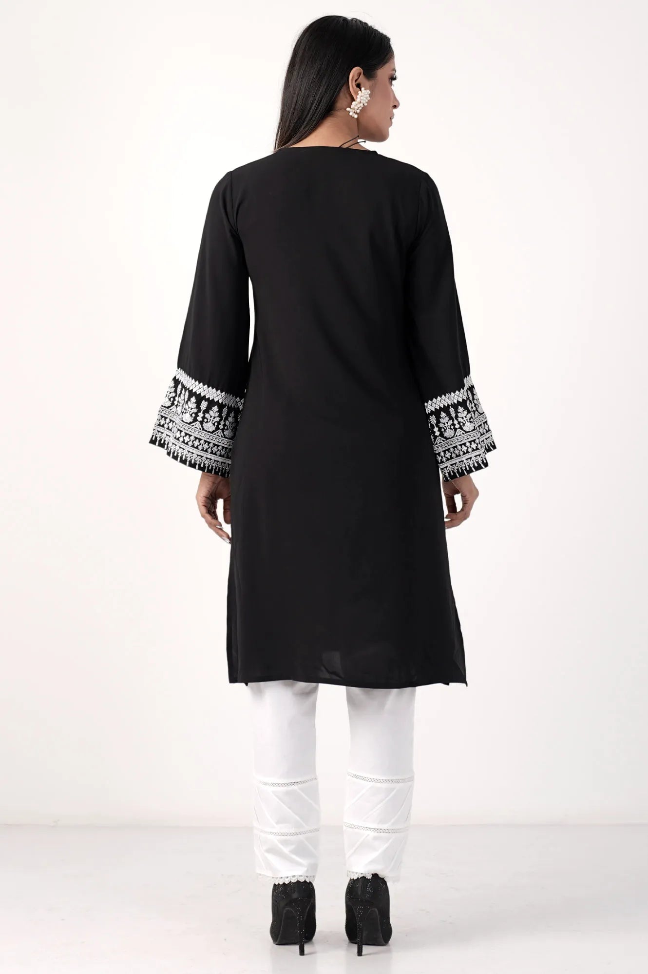 Women's Ethnic Tops (Black)