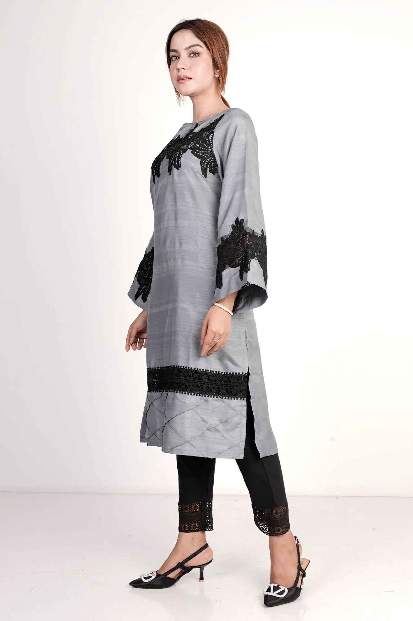 Women's Ethnic Tops (Ash)