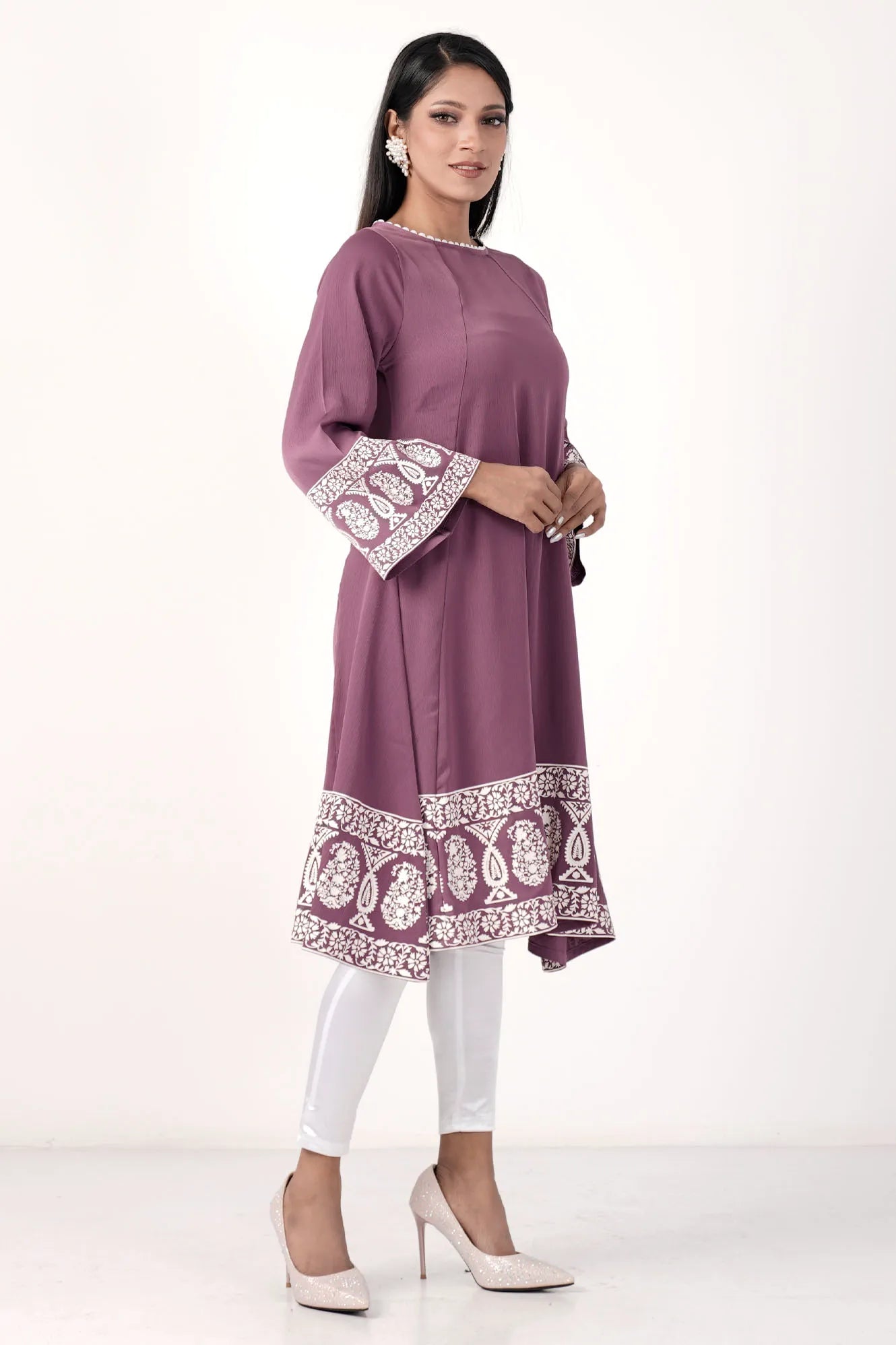 Women's Ethnic Tops (Dk. Mauve)