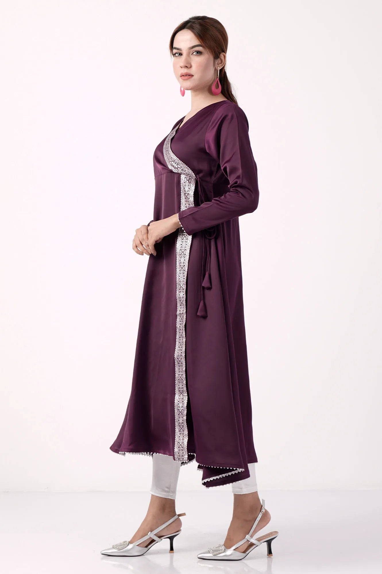 Women's Ethnic Tops (Burgundy)