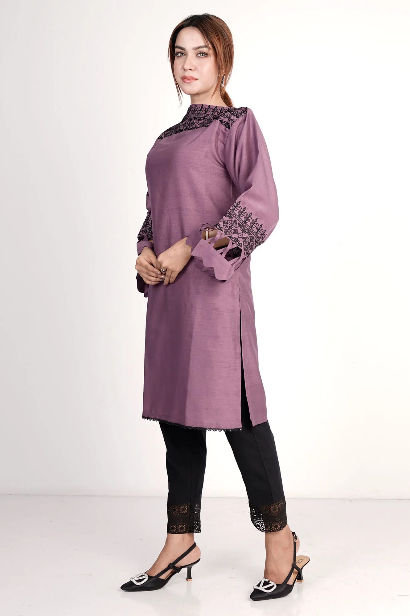 Women's Ethnic Tops (Mauve)