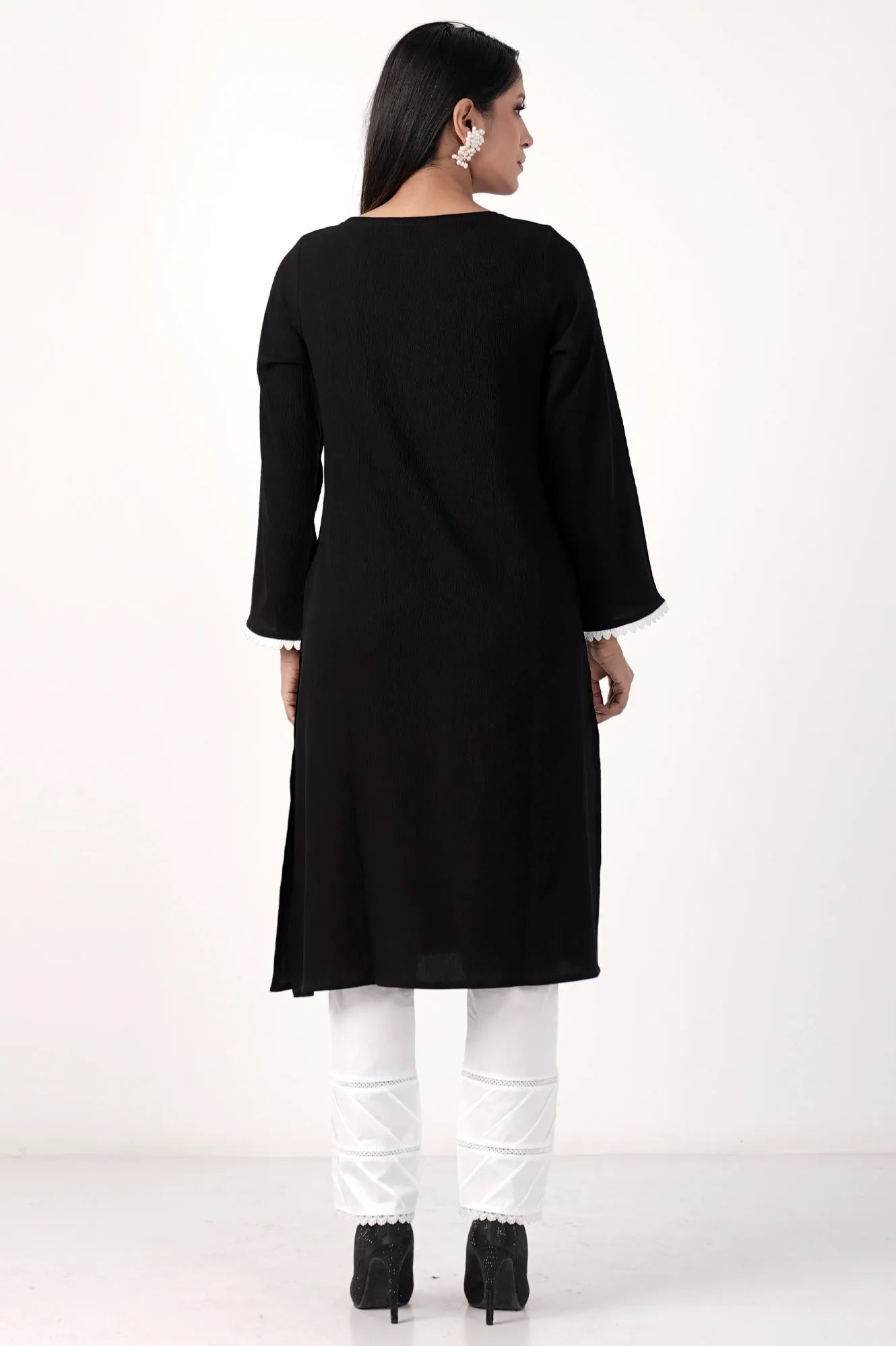 Women's Ethnic Tops (Black)