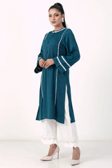 Women's Ethnic Tops (Peacock Blue)