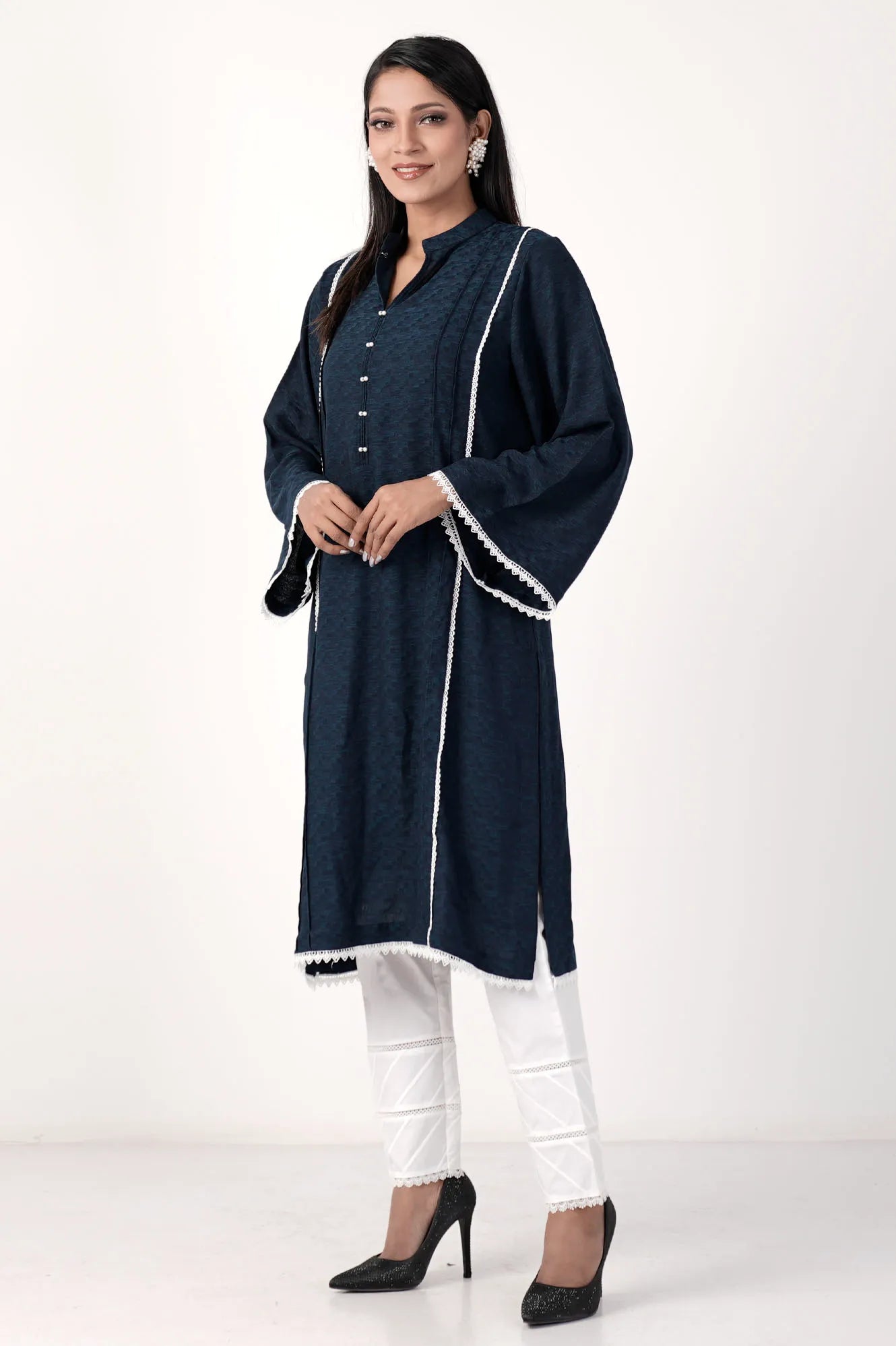 Women's Ethnic Tops (Persian Blue)