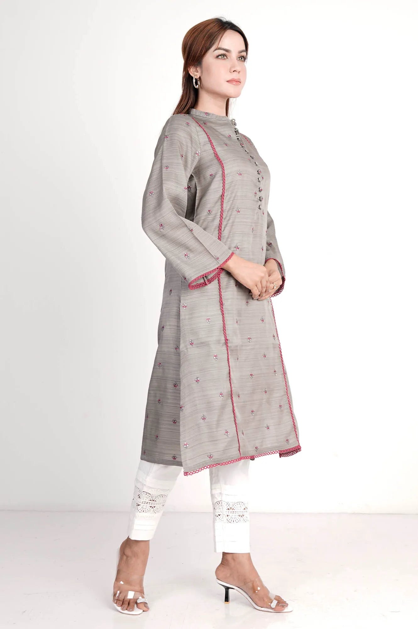 Women's Ethnic Tops (Grey)