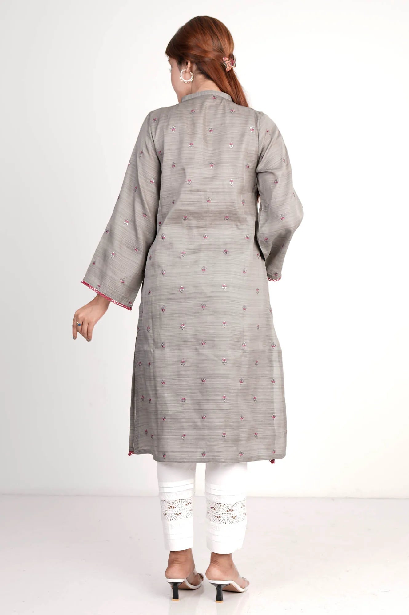 Women's Ethnic Tops (Grey)