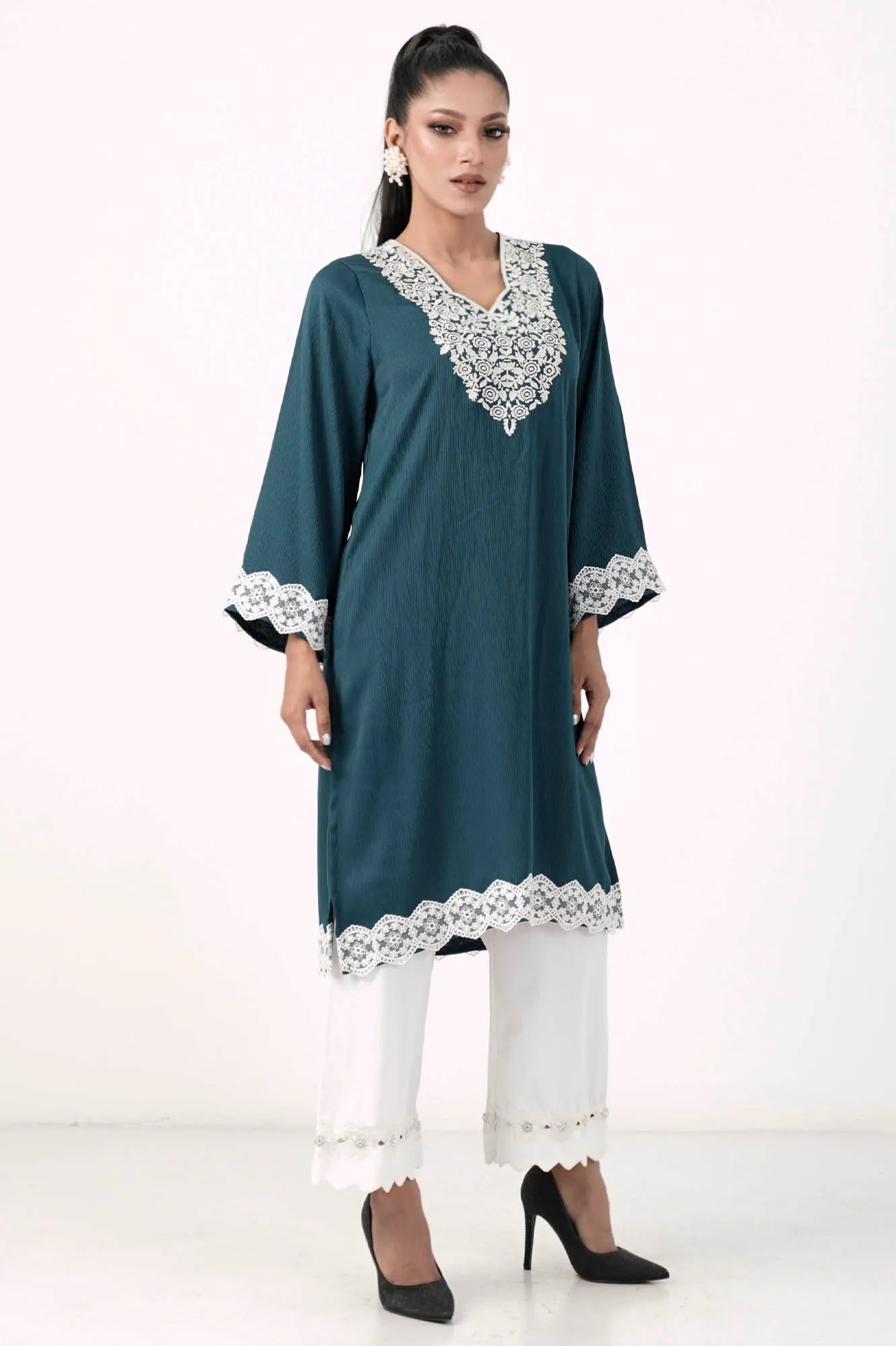 Women's Ethnic Tops (Green)