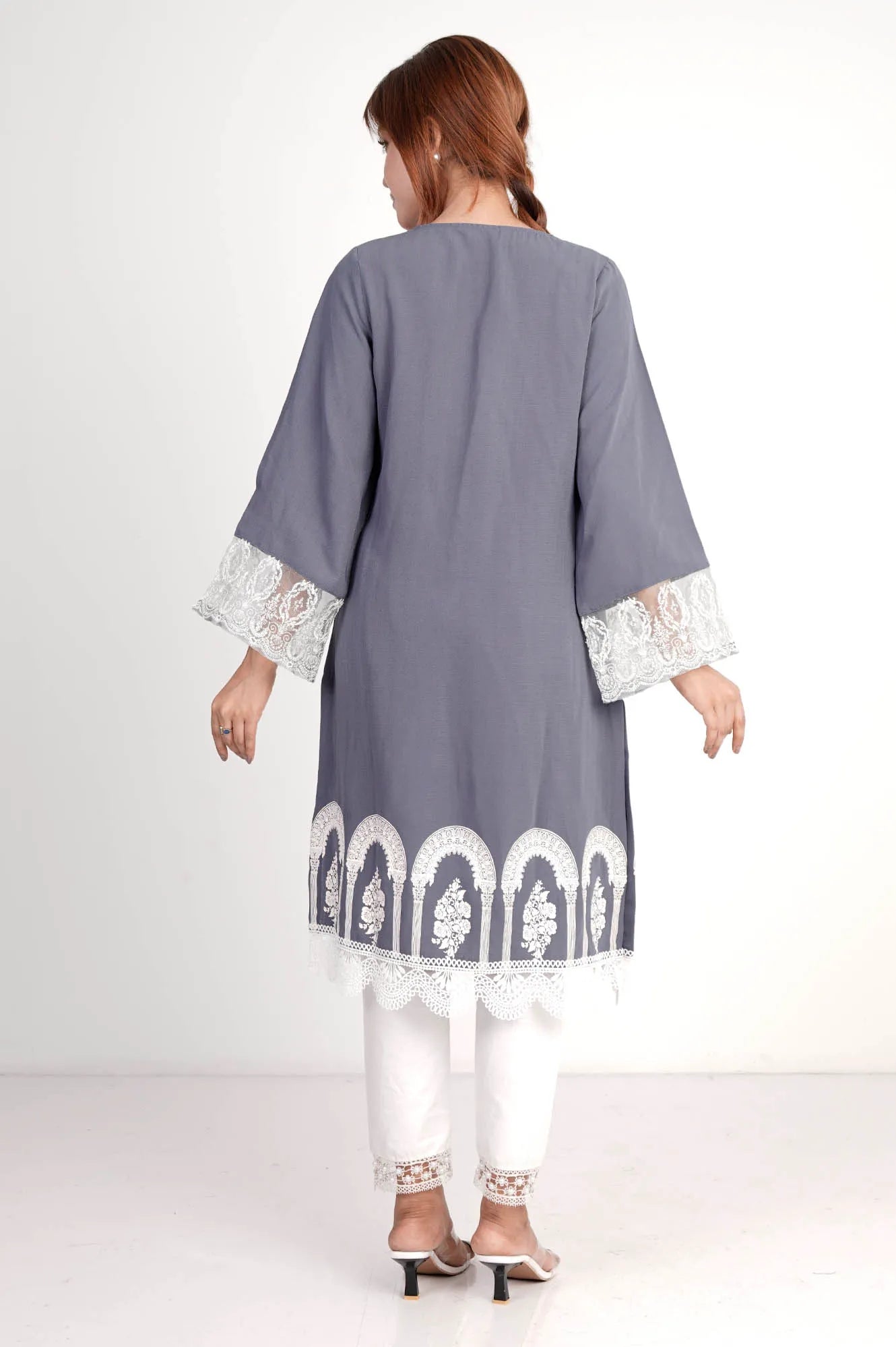 Women's Ethnic Tops (Grey)