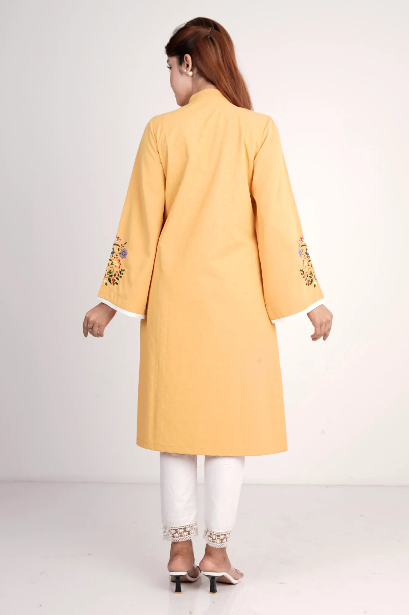 Women's Ethnic Tops (Dark Yellow)
