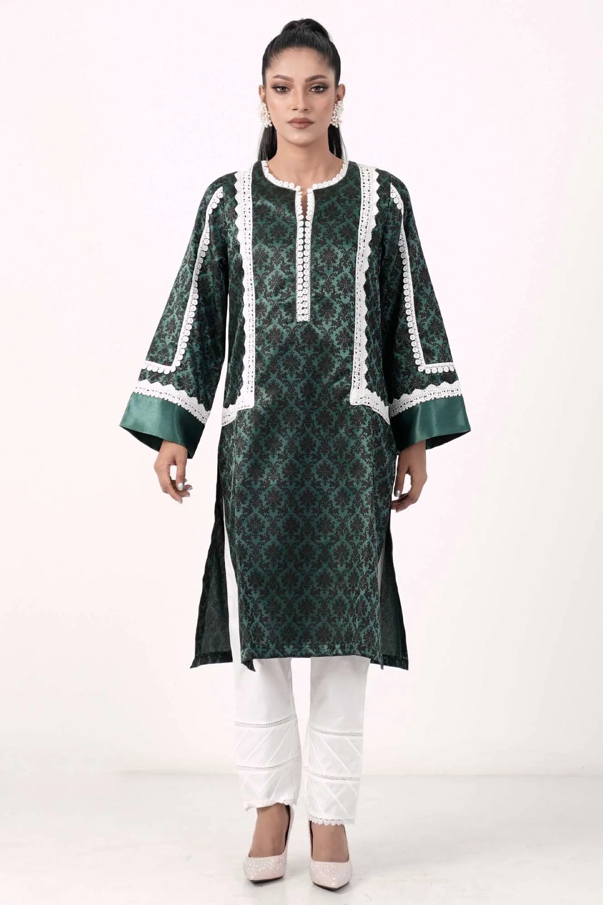 Women's Ethnic Tops (Green)